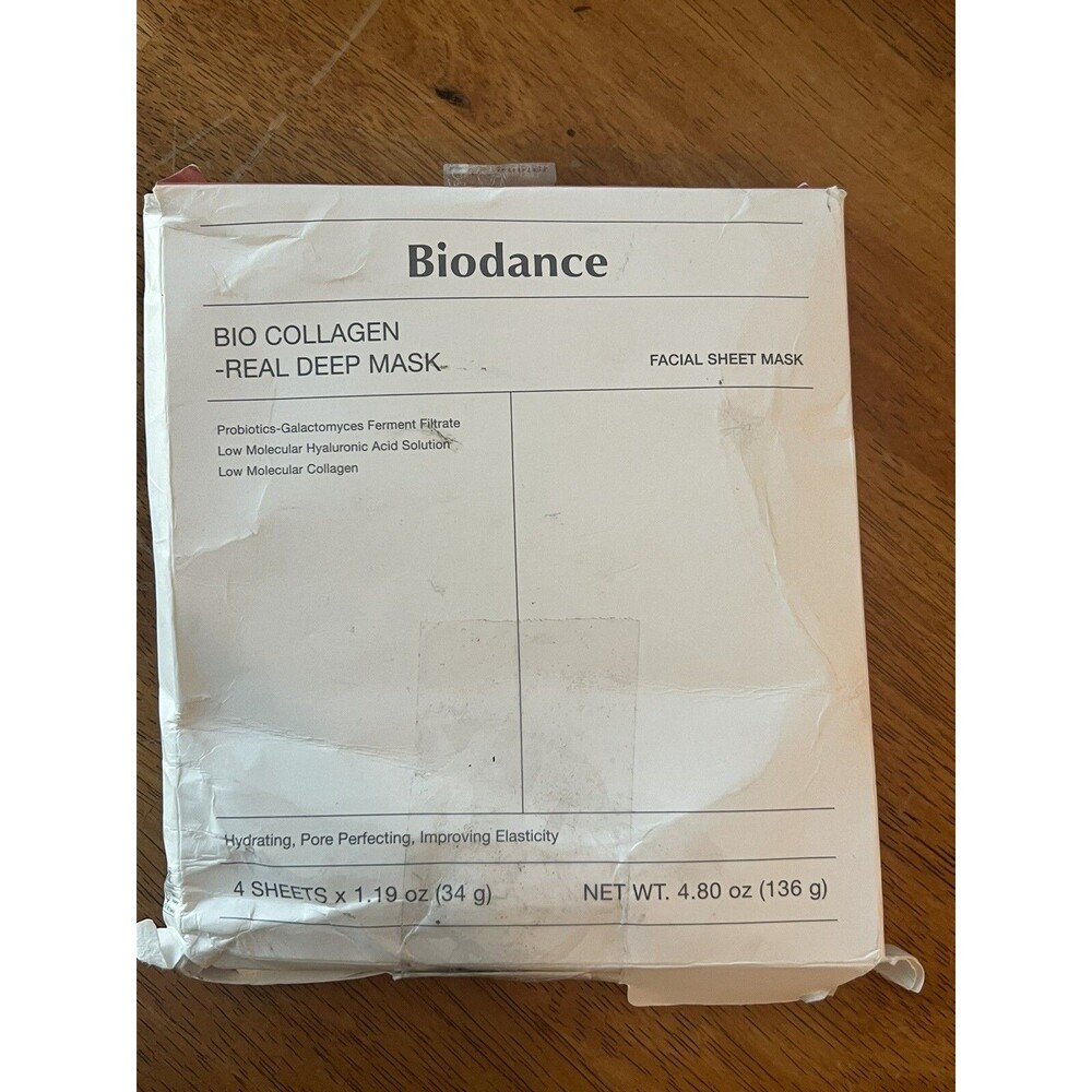 BIODANCE Bio-Collagen Real Deep Mask 1.19 oz x 4 ea. EXP 7/2027